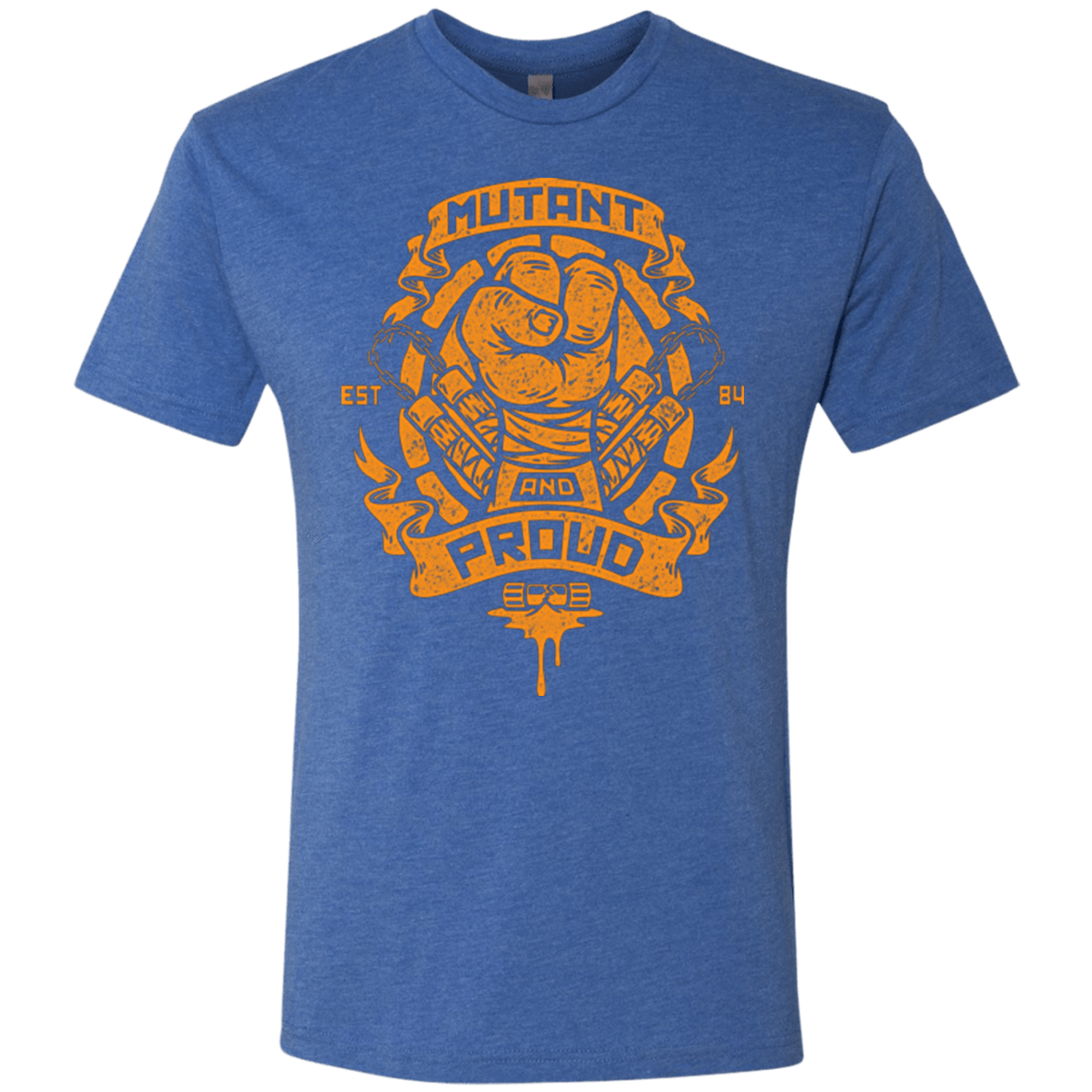T-Shirts Vintage Royal / Small Mutant and Proud Mikey Men's Triblend T-Shirt