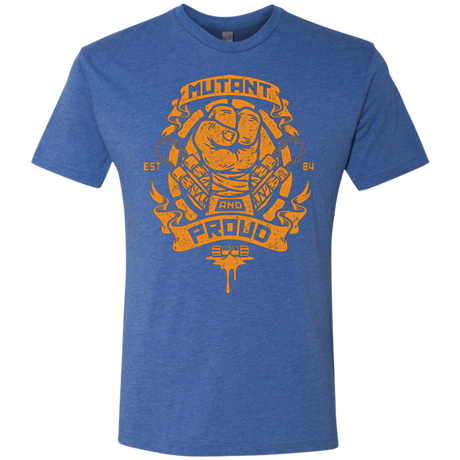T-Shirts Vintage Royal / Small Mutant and Proud Mikey Men's Triblend T-Shirt