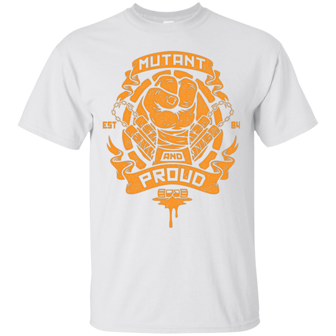 T-Shirts White / Small Mutant and Proud Mikey T-Shirt