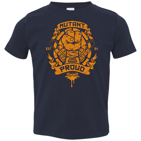 T-Shirts Navy / 2T Mutant and Proud Mikey Toddler Premium T-Shirt