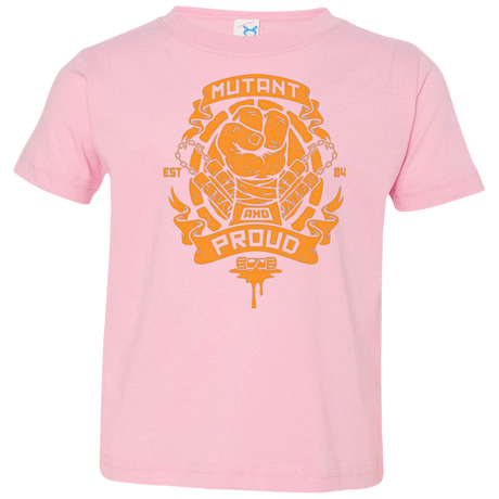 T-Shirts Pink / 2T Mutant and Proud Mikey Toddler Premium T-Shirt