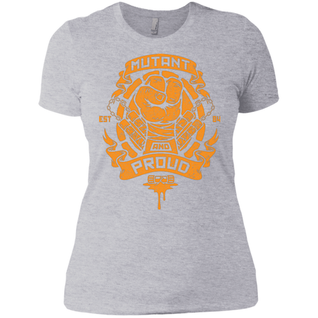 T-Shirts Heather Grey / X-Small Mutant and Proud Mikey Women's Premium T-Shirt