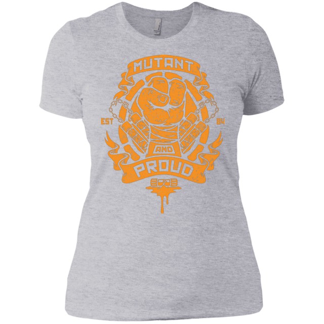 T-Shirts Heather Grey / X-Small Mutant and Proud Mikey Women's Premium T-Shirt