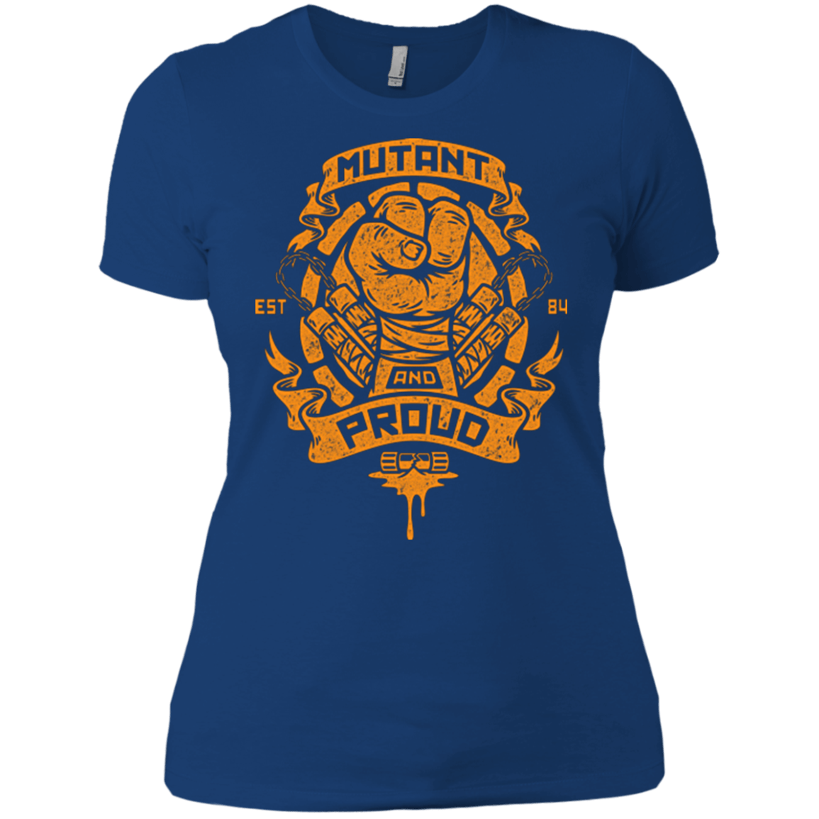 T-Shirts Royal / X-Small Mutant and Proud Mikey Women's Premium T-Shirt