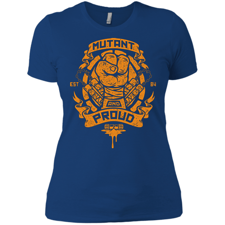 T-Shirts Royal / X-Small Mutant and Proud Mikey Women's Premium T-Shirt