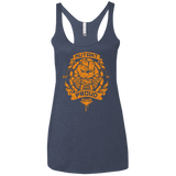 T-Shirts Vintage Navy / X-Small Mutant and Proud Mikey Women's Triblend Racerback Tank