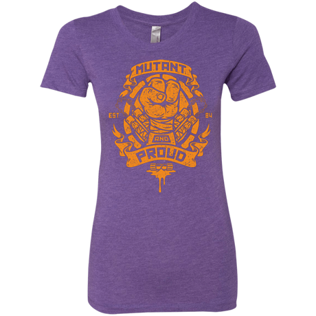 T-Shirts Purple Rush / Small Mutant and Proud Mikey Women's Triblend T-Shirt