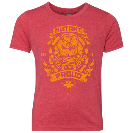 T-Shirts Vintage Red / YXS Mutant and Proud Mikey Youth Triblend T-Shirt