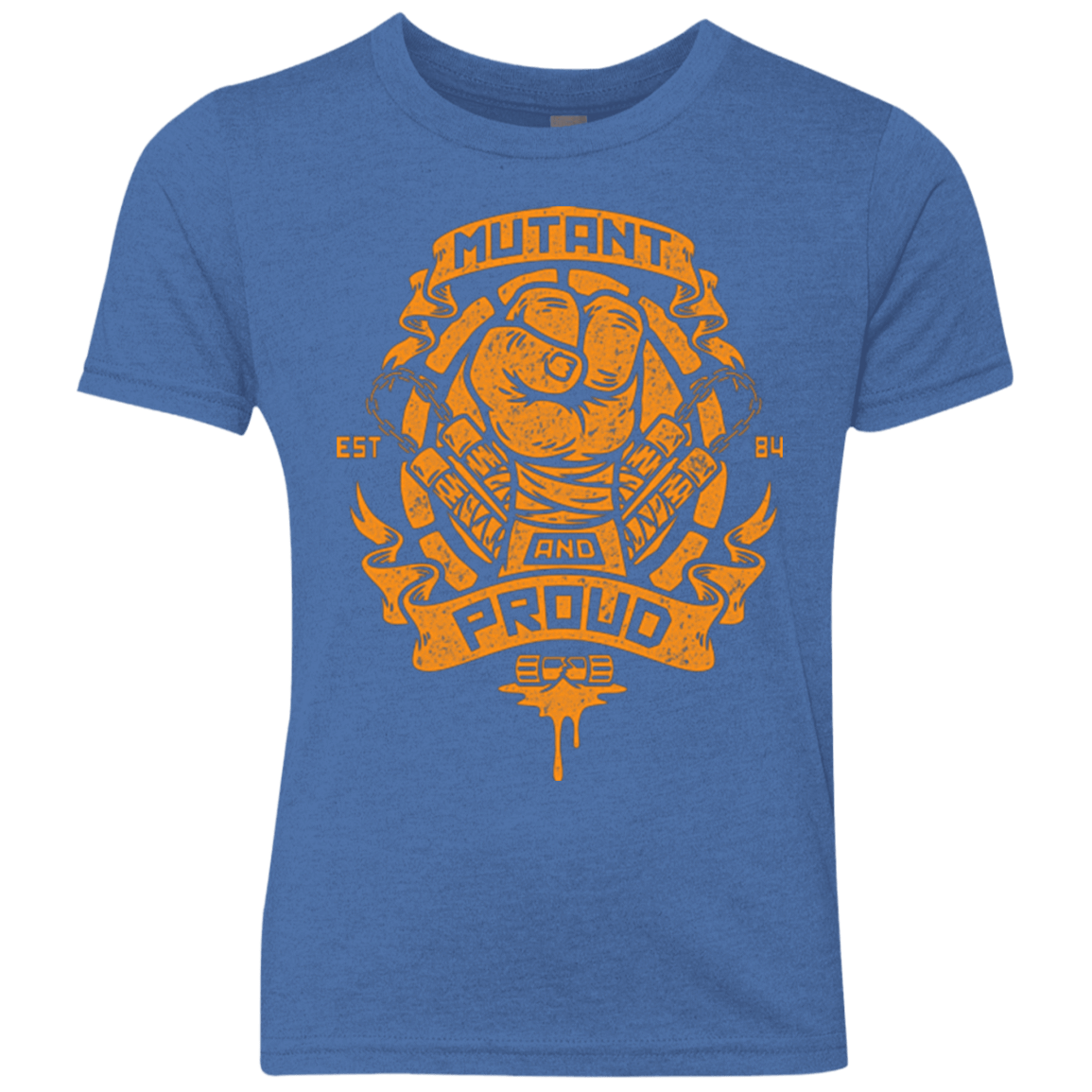 T-Shirts Vintage Royal / YXS Mutant and Proud Mikey Youth Triblend T-Shirt