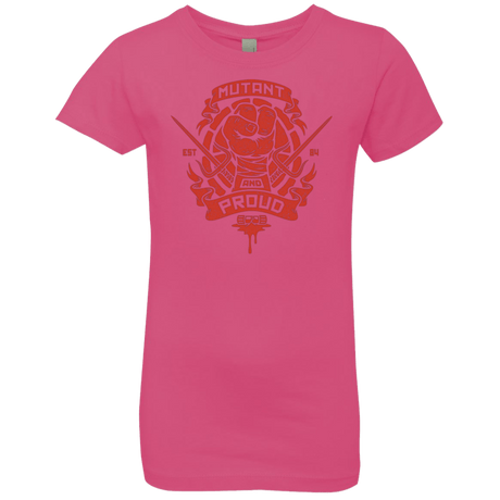 T-Shirts Hot Pink / YXS Mutant and Proud Raph Girls Premium T-Shirt