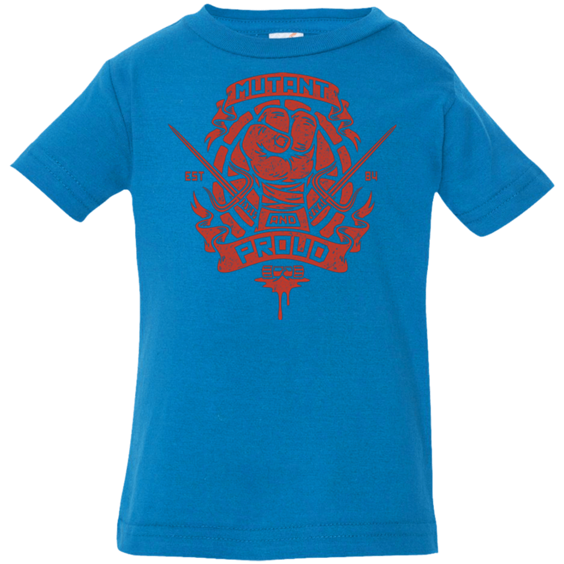 T-Shirts Cobalt / 6 Months Mutant and Proud Raph Infant PremiumT-Shirt