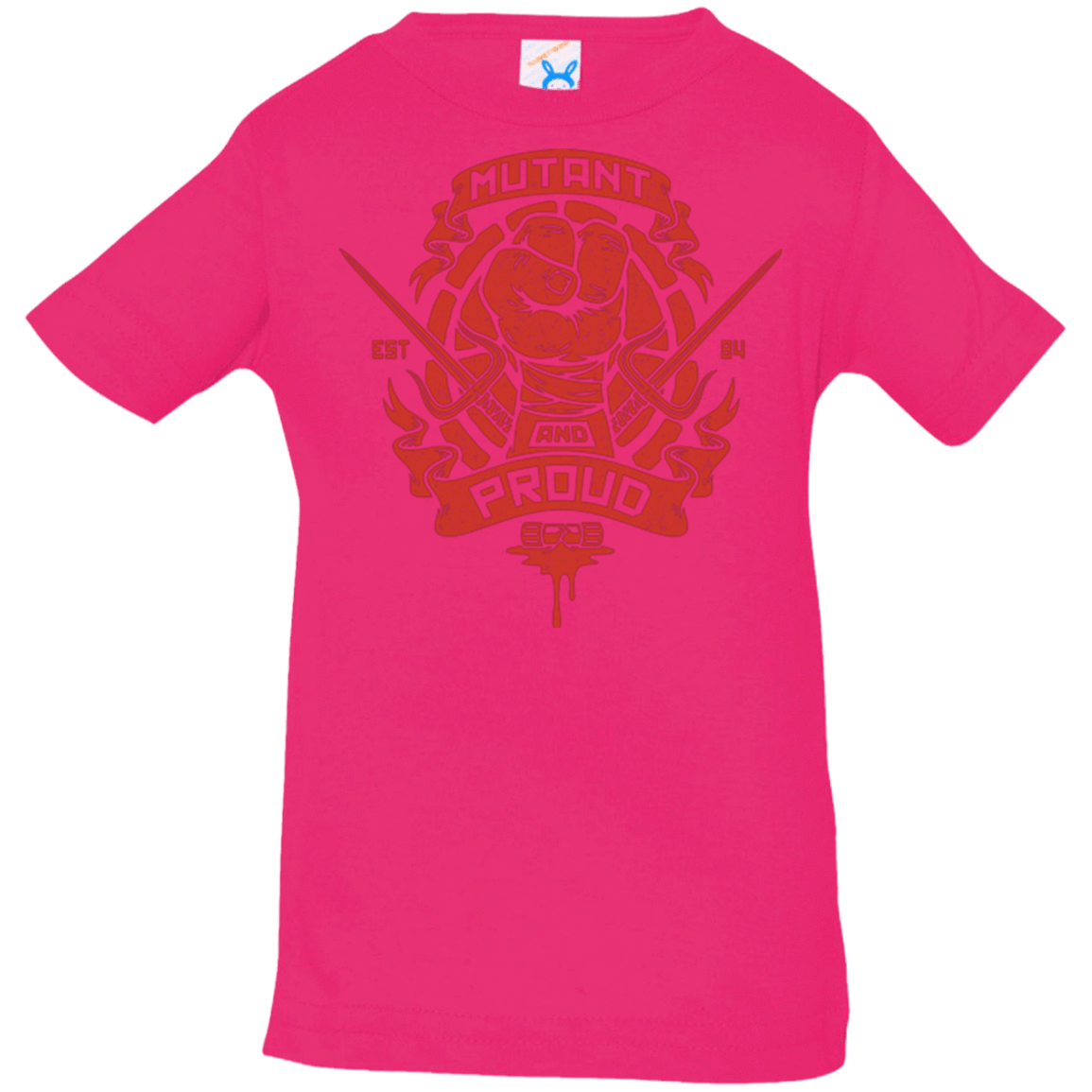 T-Shirts Hot Pink / 6 Months Mutant and Proud Raph Infant PremiumT-Shirt
