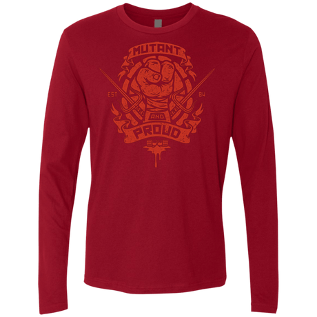 T-Shirts Cardinal / Small Mutant and Proud Raph Men's Premium Long Sleeve