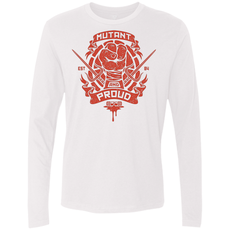 T-Shirts White / Small Mutant and Proud Raph Men's Premium Long Sleeve