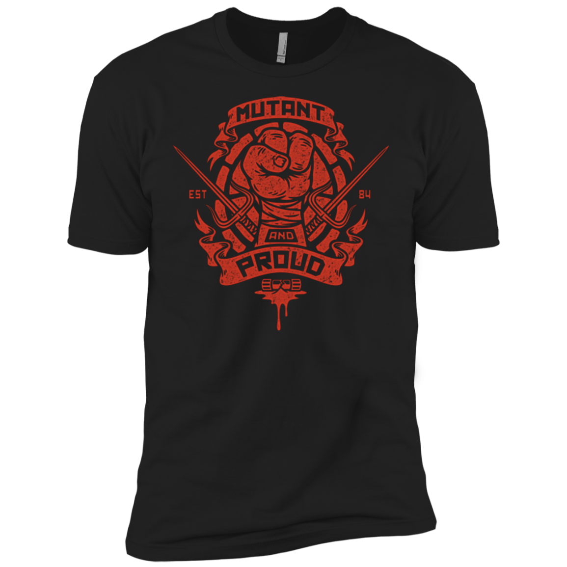 T-Shirts Black / X-Small Mutant and Proud Raph Men's Premium T-Shirt