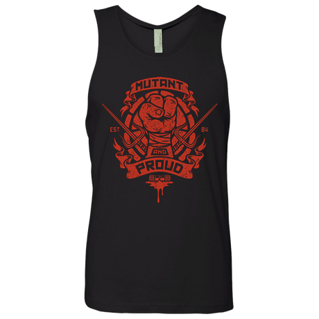 T-Shirts Black / Small Mutant and Proud Raph Men's Premium Tank Top