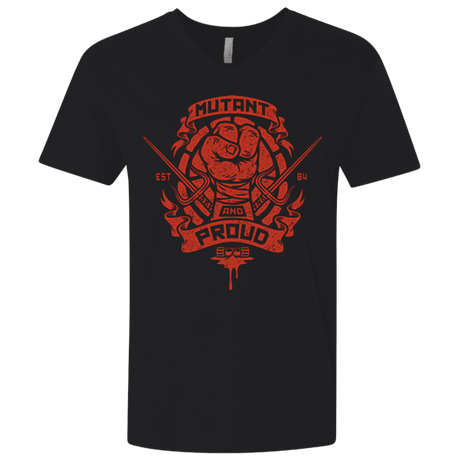 T-Shirts Black / X-Small Mutant and Proud Raph Men's Premium V-Neck