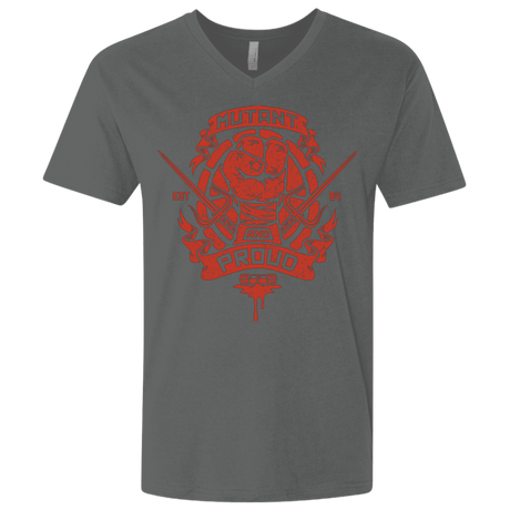 T-Shirts Heavy Metal / X-Small Mutant and Proud Raph Men's Premium V-Neck