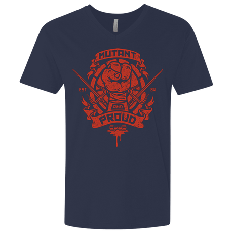 T-Shirts Midnight Navy / X-Small Mutant and Proud Raph Men's Premium V-Neck