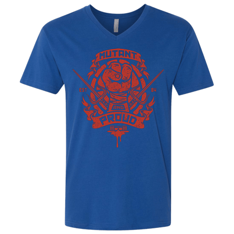 T-Shirts Royal / X-Small Mutant and Proud Raph Men's Premium V-Neck