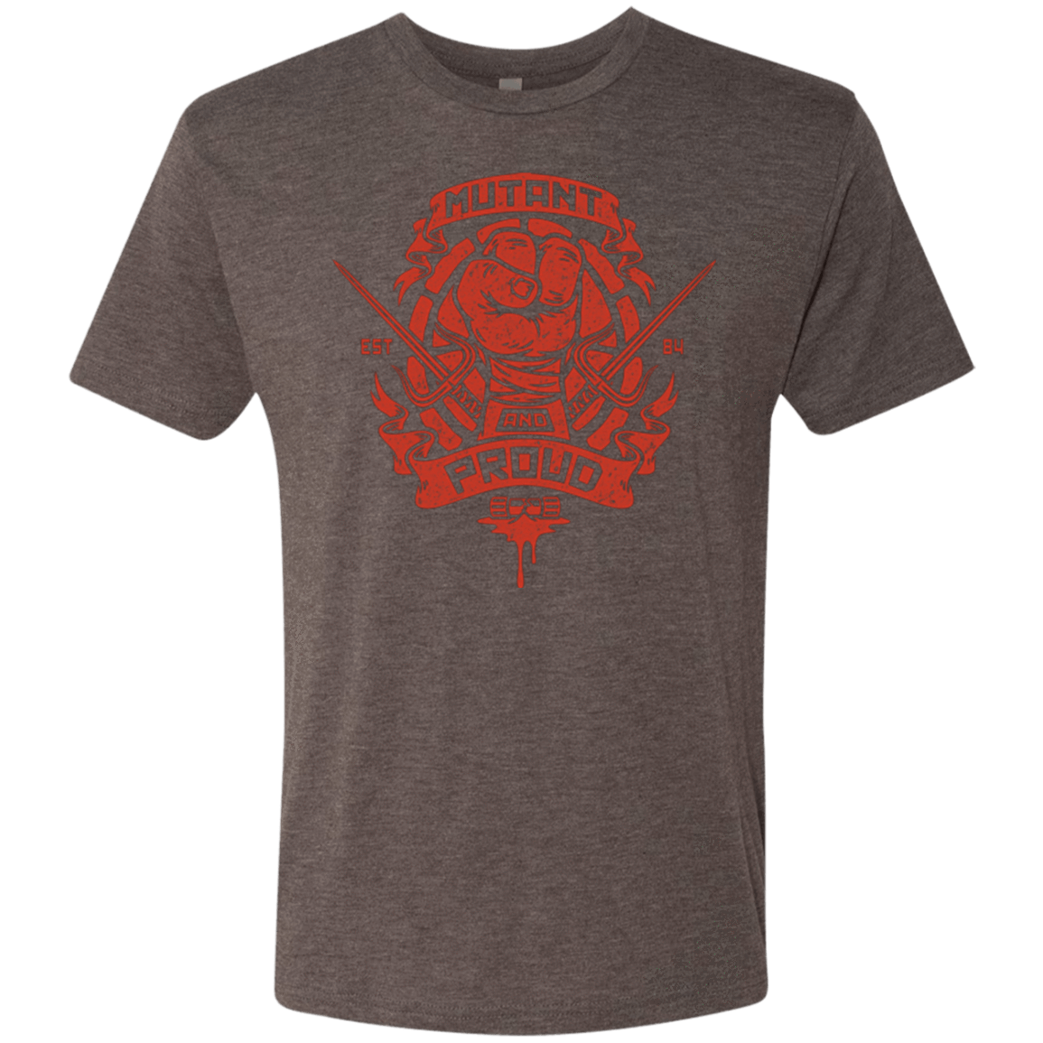 T-Shirts Macchiato / Small Mutant and Proud Raph Men's Triblend T-Shirt