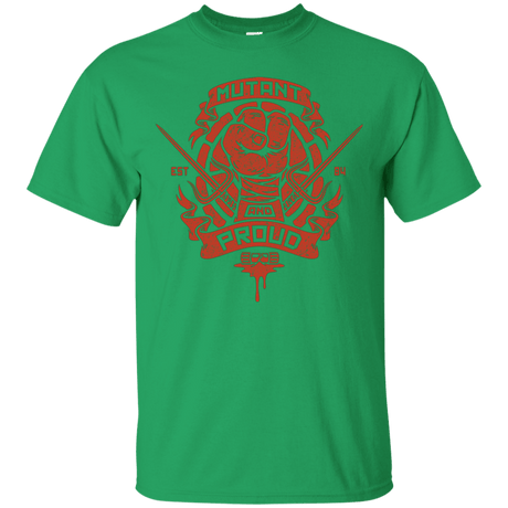T-Shirts Irish Green / Small Mutant and Proud Raph T-Shirt