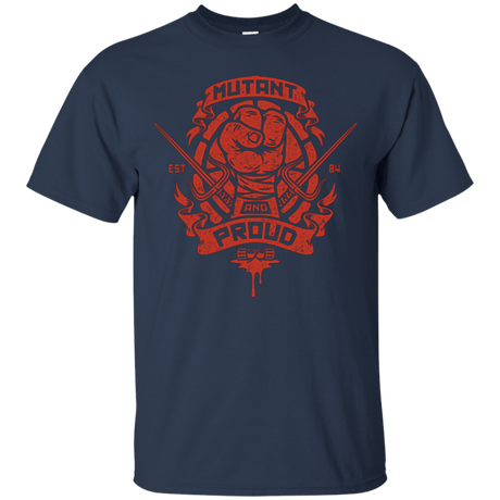 T-Shirts Navy / Small Mutant and Proud Raph T-Shirt