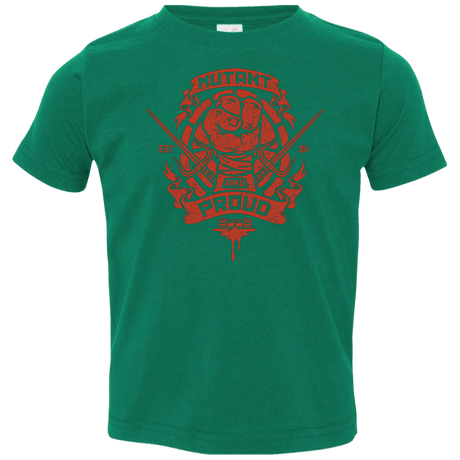 T-Shirts Kelly / 2T Mutant and Proud Raph Toddler Premium T-Shirt