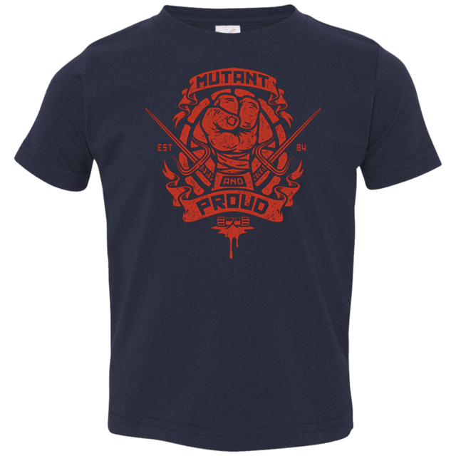 T-Shirts Navy / 2T Mutant and Proud Raph Toddler Premium T-Shirt