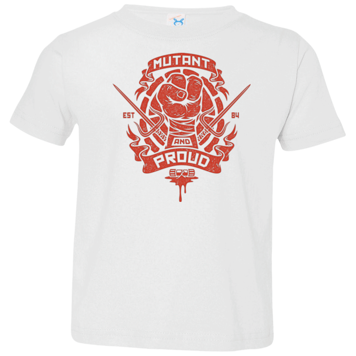 T-Shirts White / 2T Mutant and Proud Raph Toddler Premium T-Shirt
