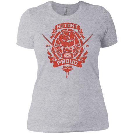 T-Shirts Heather Grey / X-Small Mutant and Proud Raph Women's Premium T-Shirt