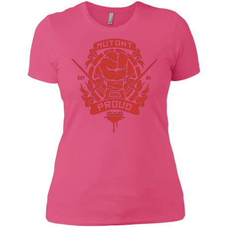 T-Shirts Hot Pink / X-Small Mutant and Proud Raph Women's Premium T-Shirt