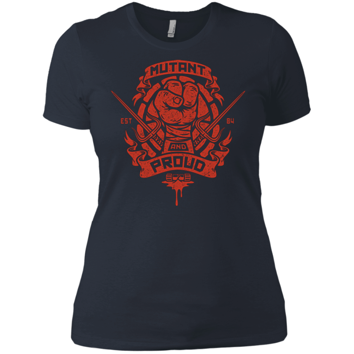 T-Shirts Indigo / X-Small Mutant and Proud Raph Women's Premium T-Shirt