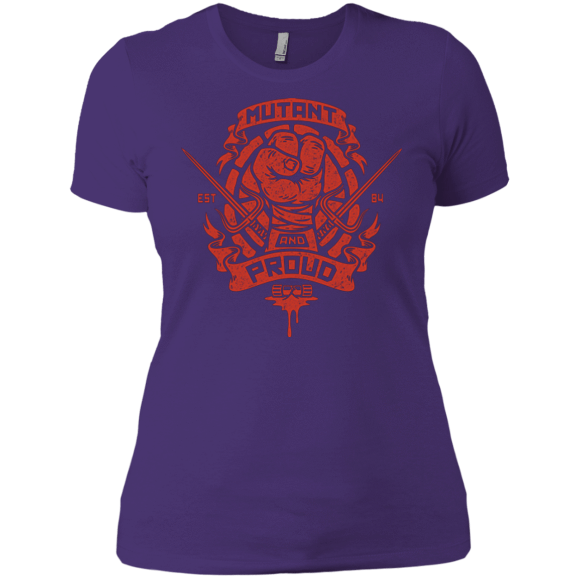T-Shirts Purple / X-Small Mutant and Proud Raph Women's Premium T-Shirt