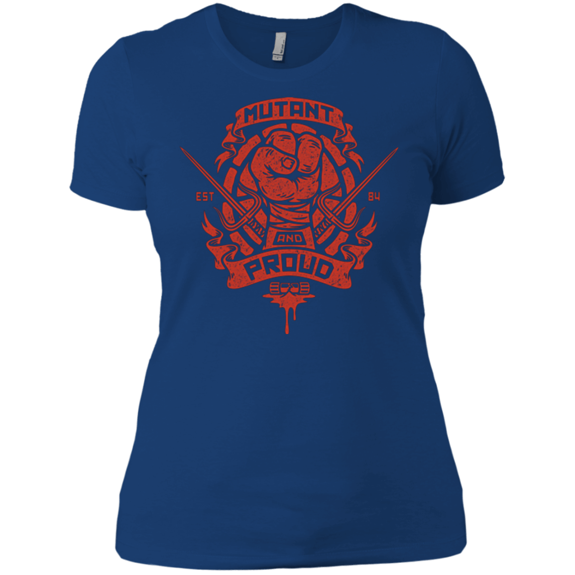 T-Shirts Royal / X-Small Mutant and Proud Raph Women's Premium T-Shirt