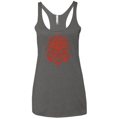 T-Shirts Premium Heather / X-Small Mutant and Proud Raph Women's Triblend Racerback Tank
