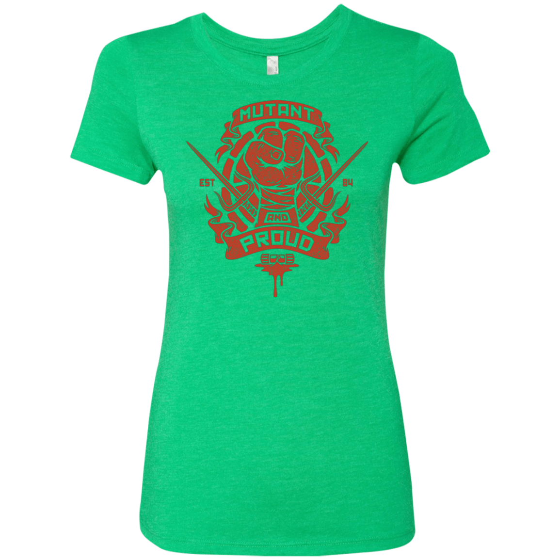 T-Shirts Envy / Small Mutant and Proud Raph Women's Triblend T-Shirt