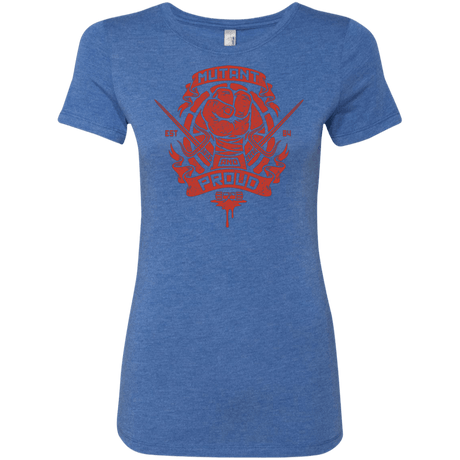 T-Shirts Vintage Royal / Small Mutant and Proud Raph Women's Triblend T-Shirt