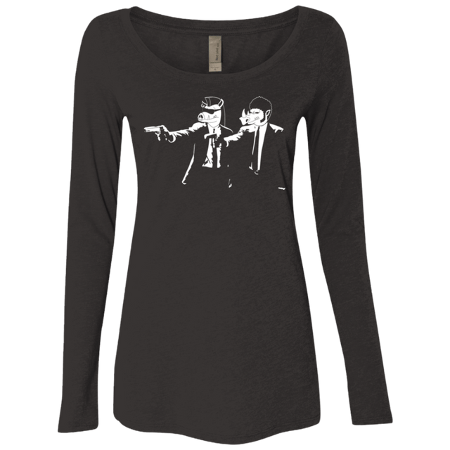 T-Shirts Vintage Black / Small Mutant fiction Women's Triblend Long Sleeve Shirt