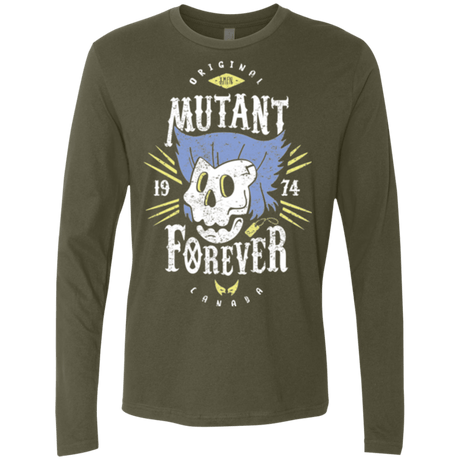 T-Shirts Military Green / Small Mutant Forever Men's Premium Long Sleeve