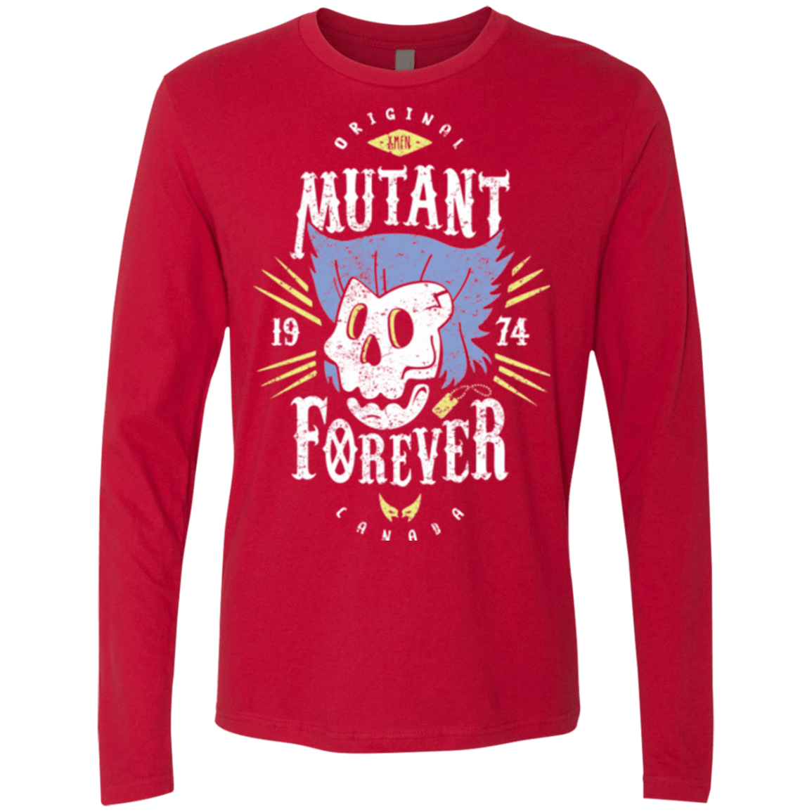 T-Shirts Red / Small Mutant Forever Men's Premium Long Sleeve
