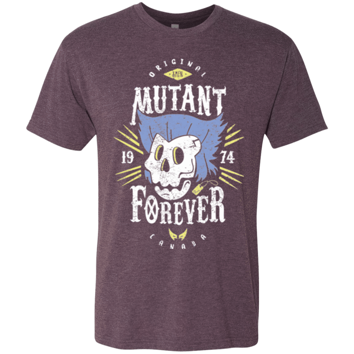 T-Shirts Vintage Purple / Small Mutant Forever Men's Triblend T-Shirt