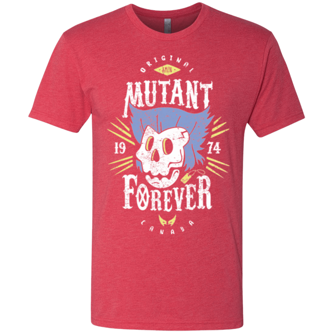 T-Shirts Vintage Red / Small Mutant Forever Men's Triblend T-Shirt