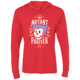T-Shirts Vintage Red / X-Small Mutant Forever Triblend Long Sleeve Hoodie Tee
