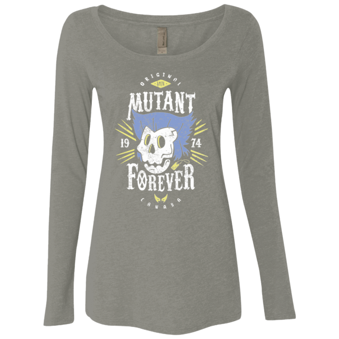 T-Shirts Venetian Grey / Small Mutant Forever Women's Triblend Long Sleeve Shirt