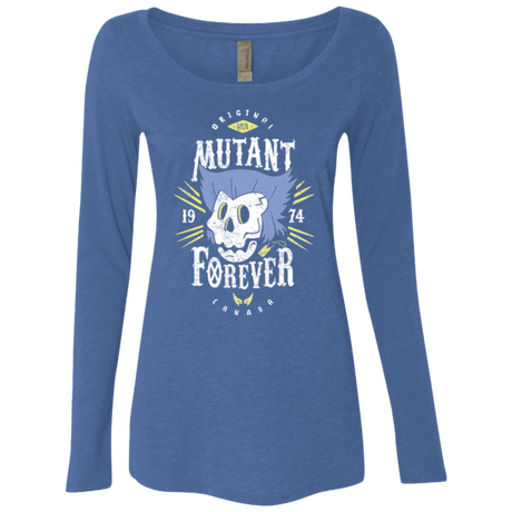 T-Shirts Vintage Royal / Small Mutant Forever Women's Triblend Long Sleeve Shirt