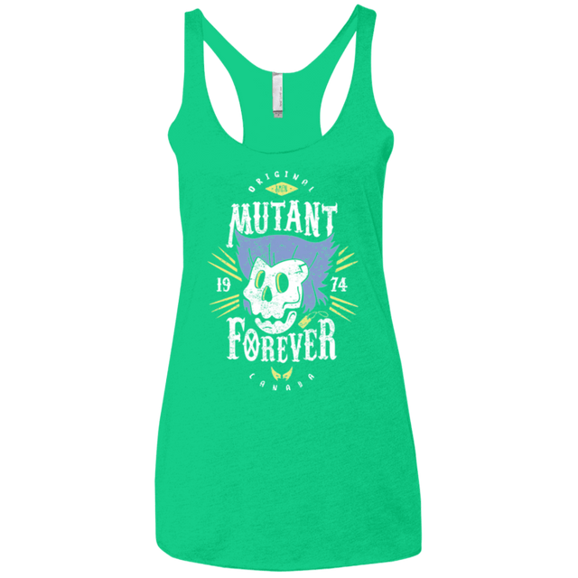 T-Shirts Envy / X-Small Mutant Forever Women's Triblend Racerback Tank