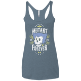 T-Shirts Indigo / X-Small Mutant Forever Women's Triblend Racerback Tank
