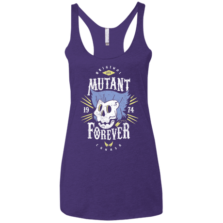 T-Shirts Purple / X-Small Mutant Forever Women's Triblend Racerback Tank