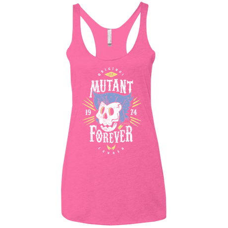 T-Shirts Vintage Pink / X-Small Mutant Forever Women's Triblend Racerback Tank